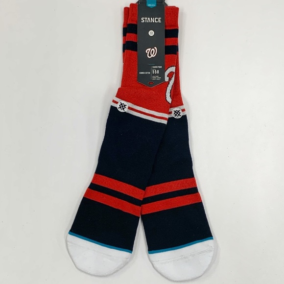 Stance Other - Stance X MLB Washington Nationals Crew Socks Large